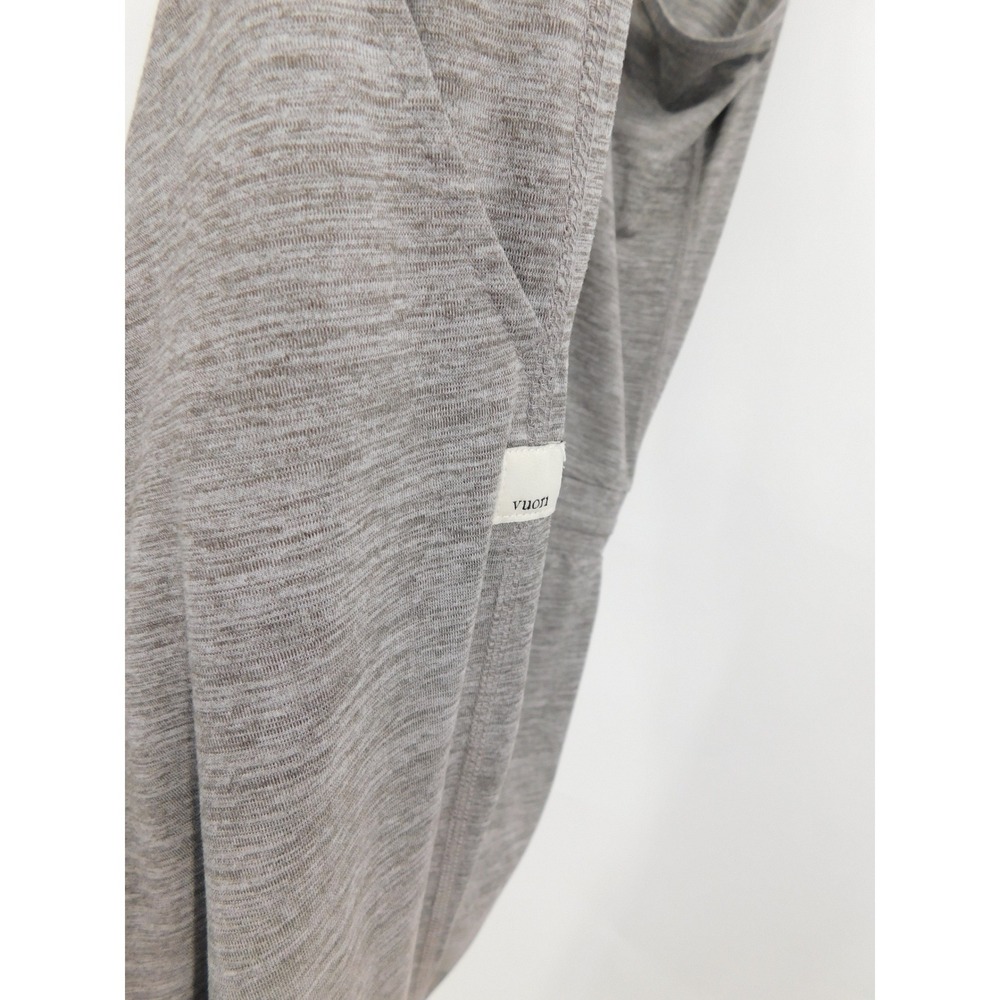 Vuori Lux Harem Jumpsuit Heather Grey Racerback Drawstring VW426 Medium - Picture 4 of 6